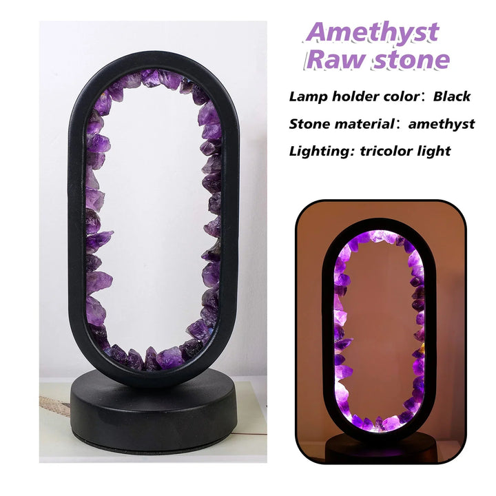 Skanto | Håndlaget Ametystlampe - Serenith
