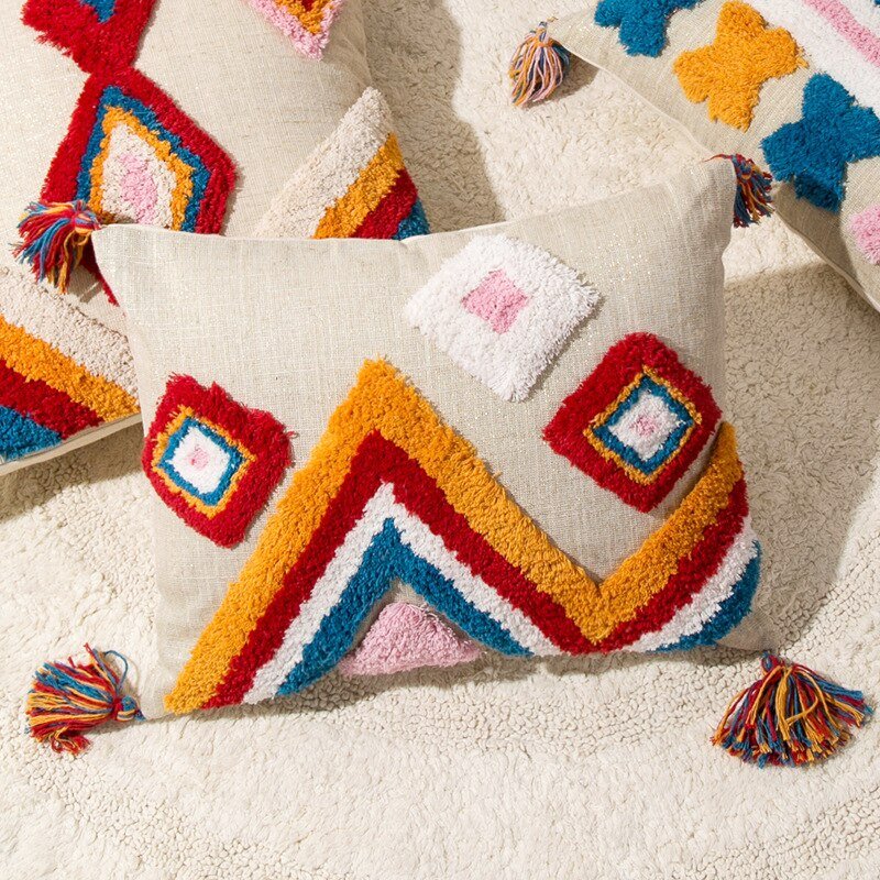 Skanto | Håndlaget dekorativ pute i marokkansk boho-stil