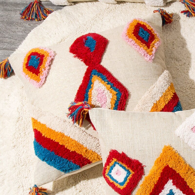 Skanto | Håndlaget dekorativ pute i marokkansk boho-stil