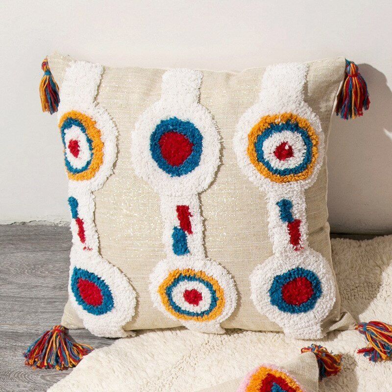 Skanto | Håndlaget dekorativ pute i marokkansk boho-stil