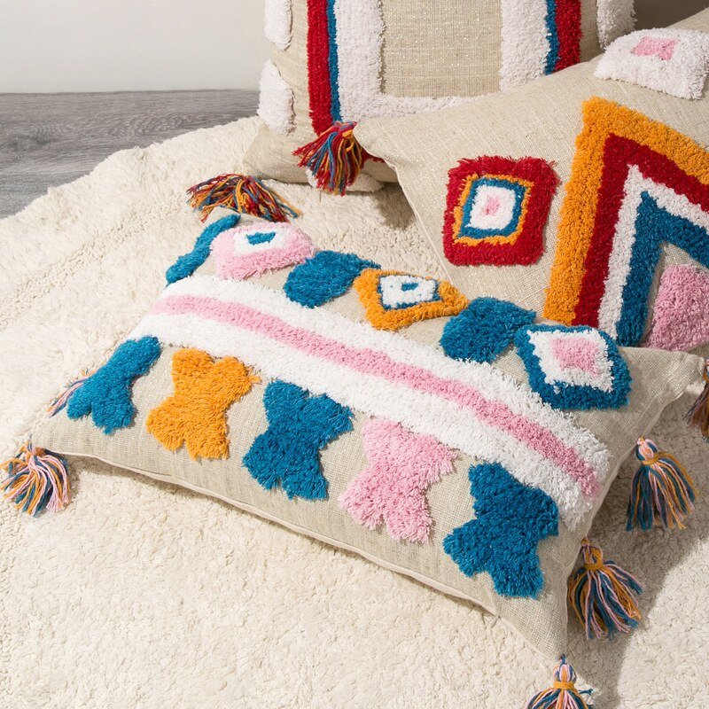 Skanto | Håndlaget dekorativ pute i marokkansk boho-stil