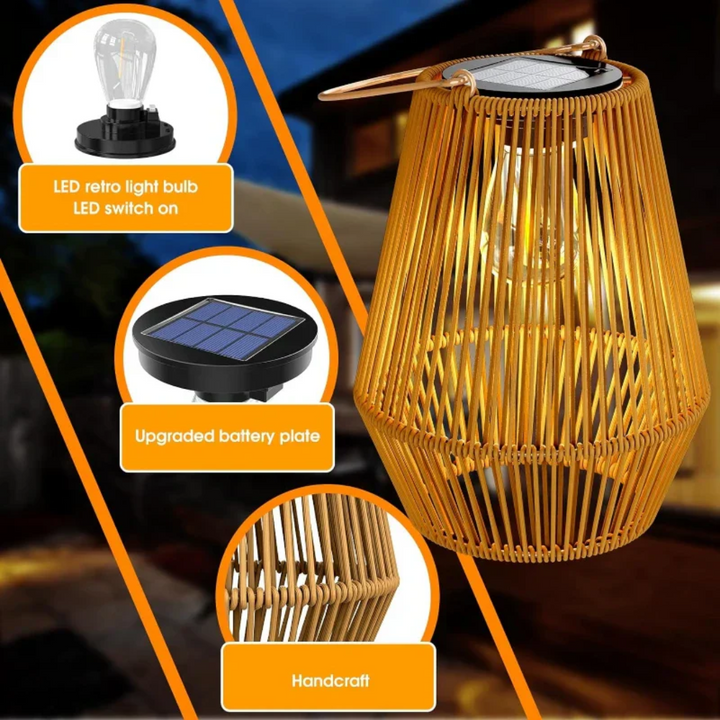 Skanto | Håndvevd Vanntett Solhage Lampe - SunWeave