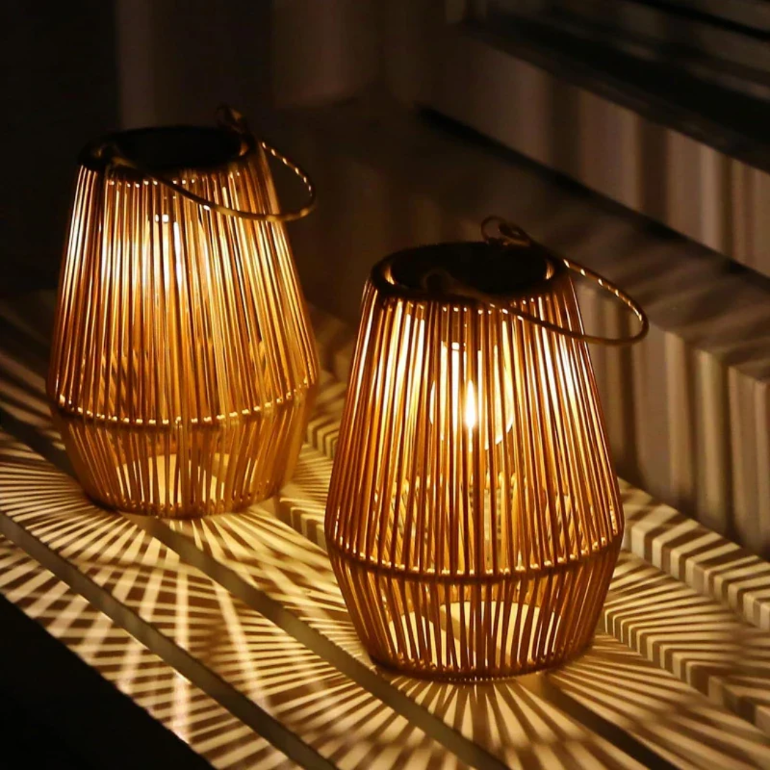 Skanto | Håndvevd Vanntett Solhage Lampe - SunWeave