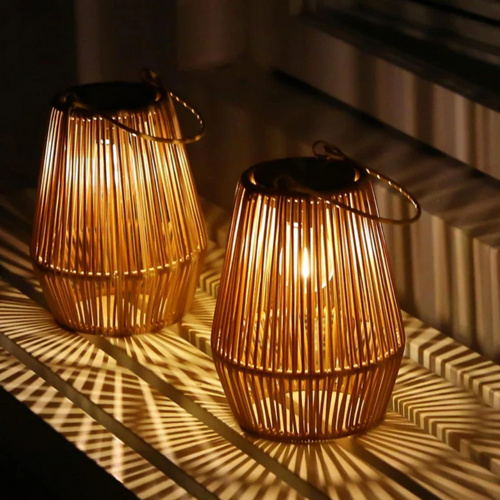 Skanto | Håndvevd Vanntett Solhage Lampe - SunWeave