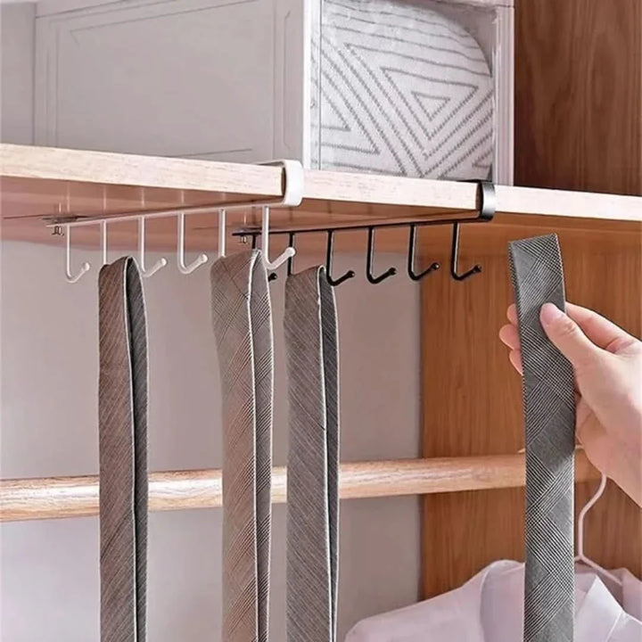 Skanto | Under Cabinet Hanging Rack – Plassbesparende Kjøkkenorganisator