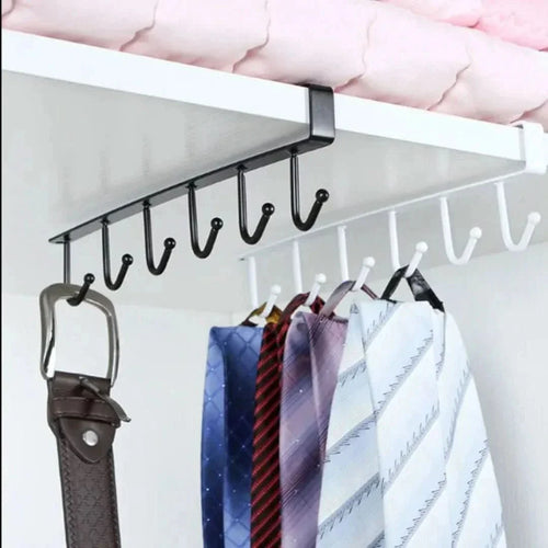 Skanto | Under Cabinet Hanging Rack – Plassbesparende Kjøkkenorganisator