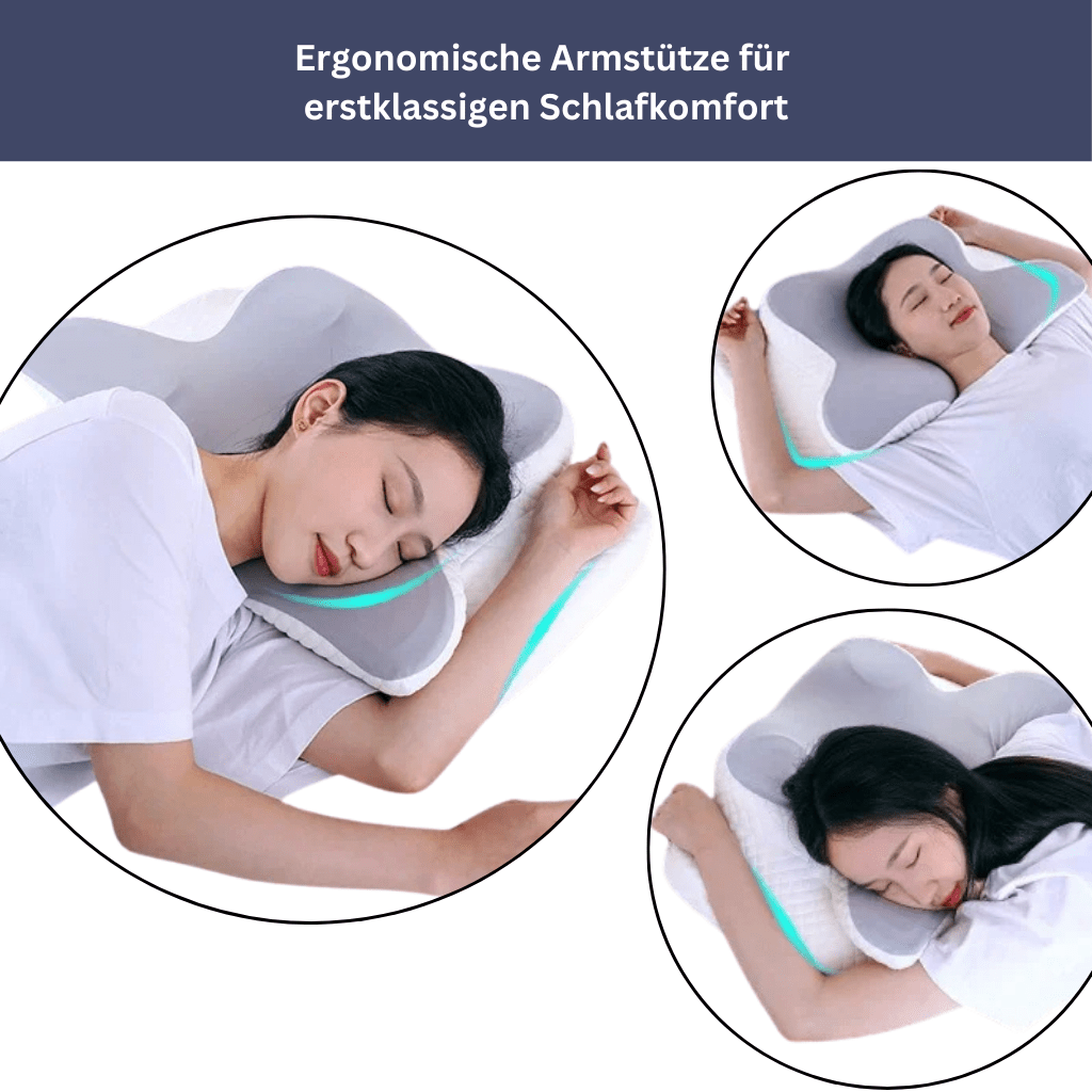 Skanto | Health Pur Pillow – Ergonomisk Minne Skumpute for Nakke- og Skulder Smerter Lindring
