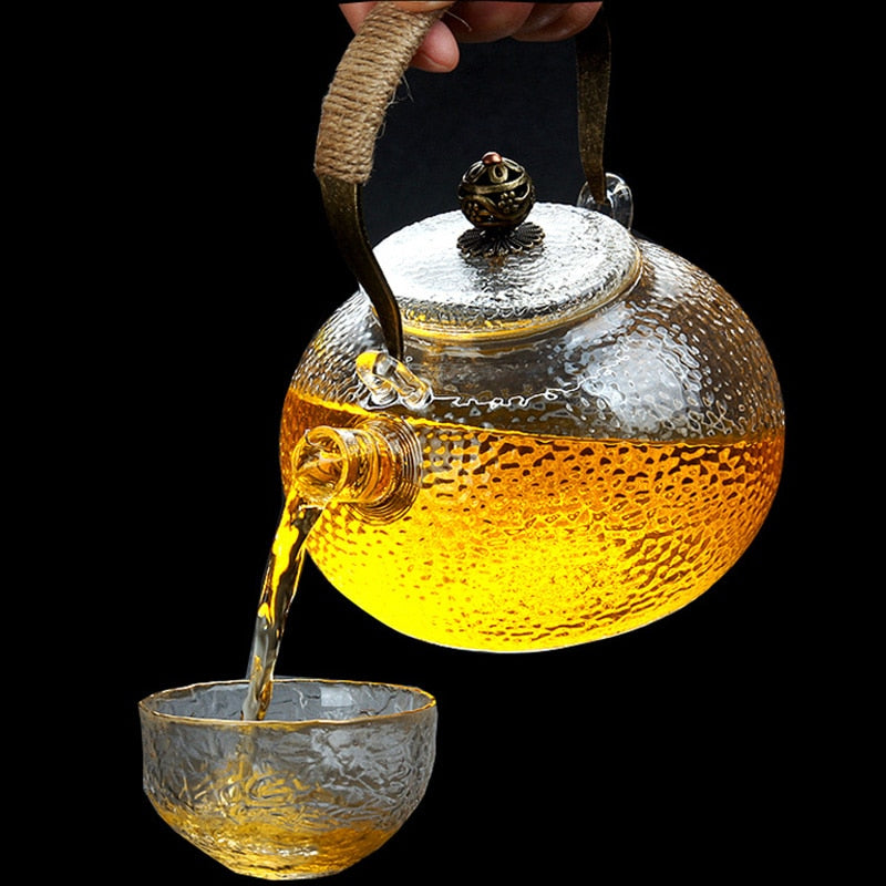 Varmebestandig glass tekanne tefilter tesett kettle kaffete pot | Skanto