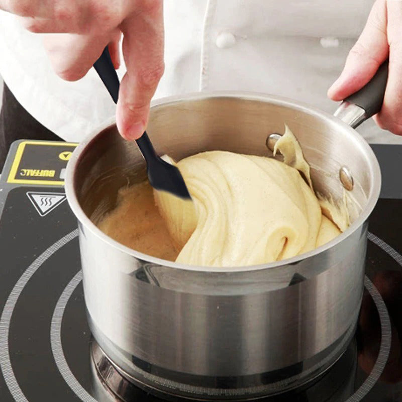 Varmeresistente Non-Stick Silikon Kjøkkenredskaper Sett For Bakemiks Spatelsett | Skanto