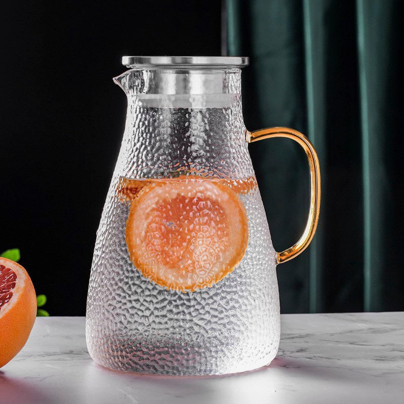 Allsidig varmebestandig glasskanne med elegant trelokk | Skanto