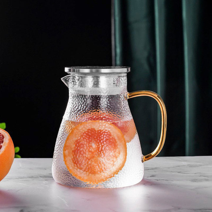 Allsidig varmebestandig glasskanne med elegant trelokk | Skanto