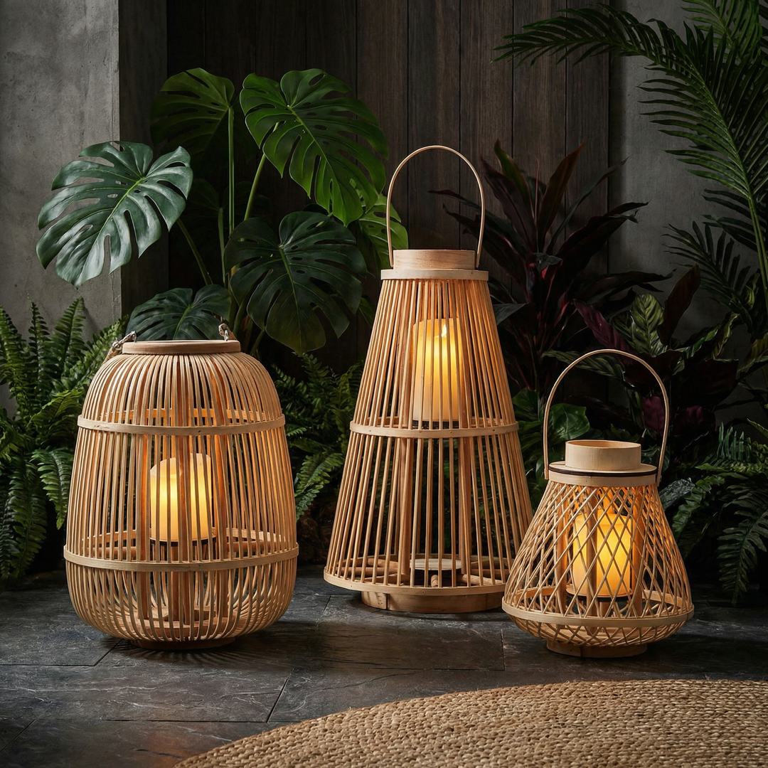 Rattan Lanterns Skanto