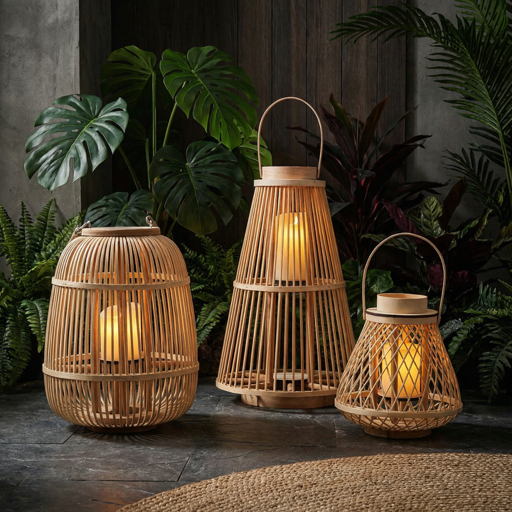 Rattan Lanterns Skanto