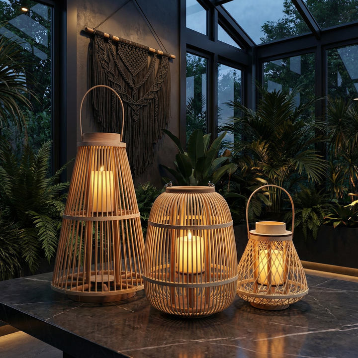 Rattan Lanterns Skanto