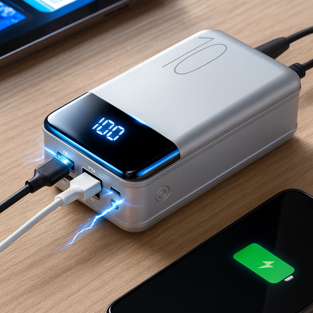 Skanto | Power Bank Bærbar Lader Høy Kapasitet