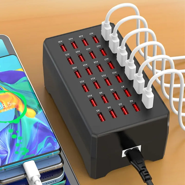 Skanto | USB Multi-Port Desktop Laderstasjon