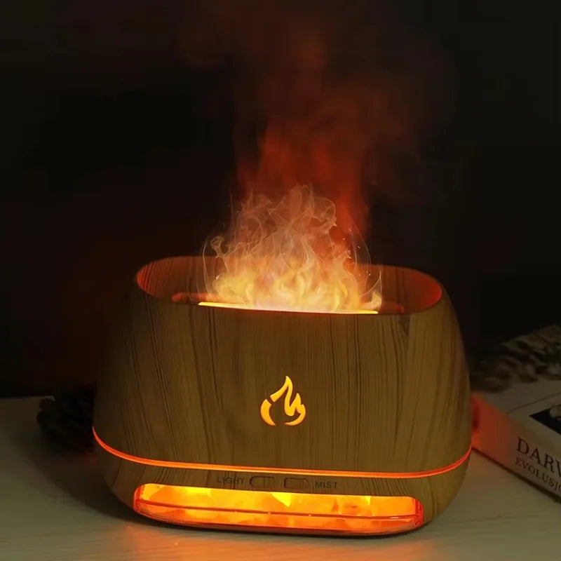 Skanto | Himalayasalt Aroma Diffuser med Ambient Belysning - SaltSerenity