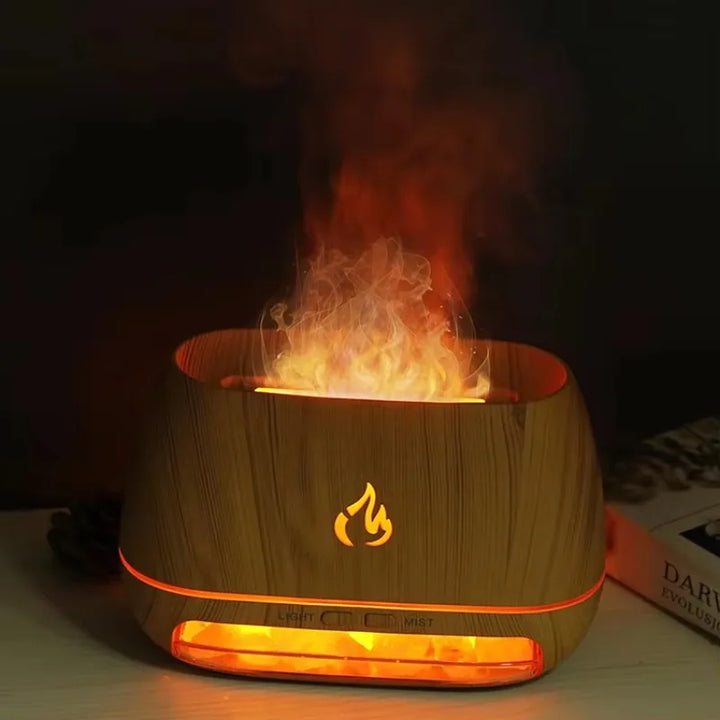 Skanto | Himalayasalt Aroma Diffuser med Ambient Belysning - SaltSerenity