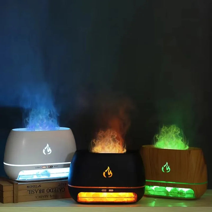 Skanto | Himalayasalt Aroma Diffuser med Ambient Belysning - SaltSerenity