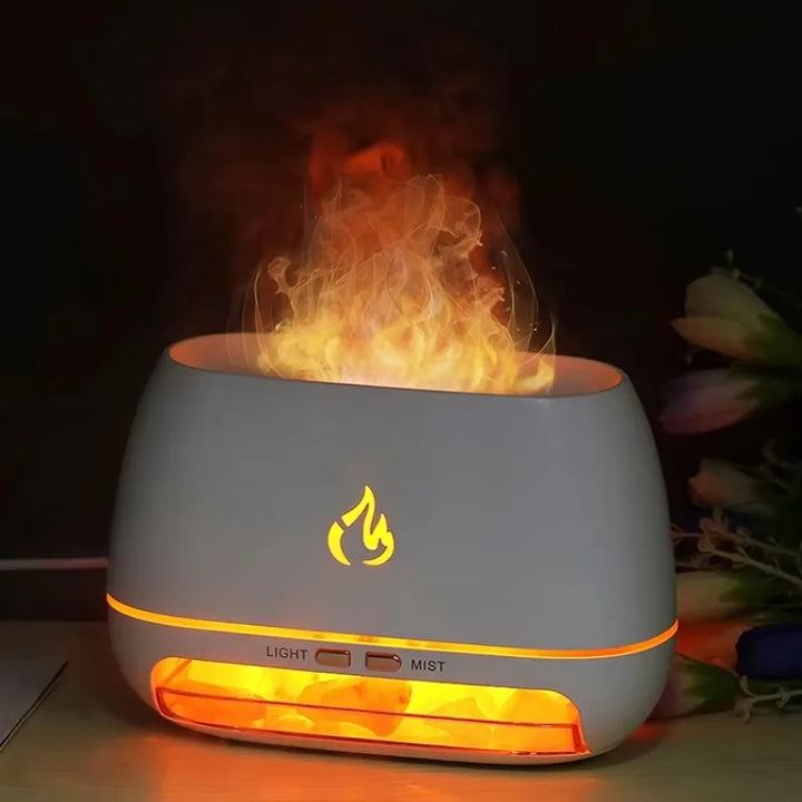 Skanto | Himalayasalt Aroma Diffuser med Ambient Belysning - SaltSerenity