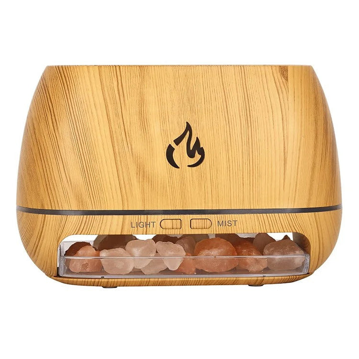 Skanto | Himalayasalt Aroma Diffuser med Ambient Belysning - SaltSerenity