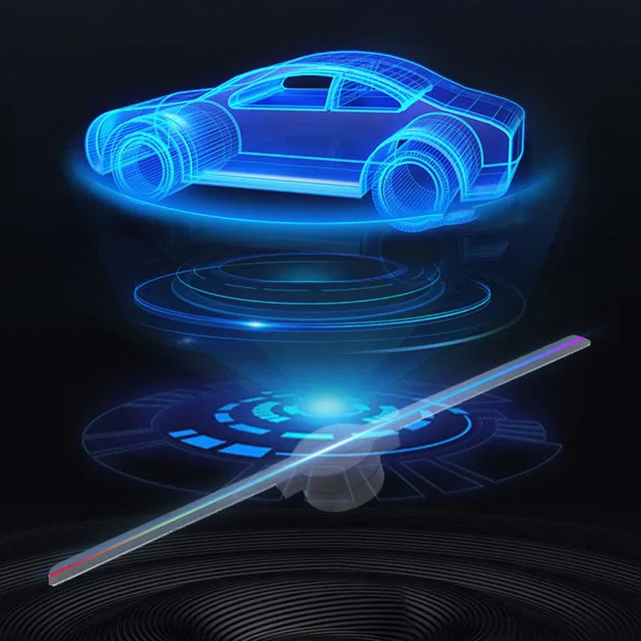 Skanto | 3D Hologram LED Viftekaster – Høyoppløselig Visuell Skjerm for Hjem, Bedrift & Arrangementer