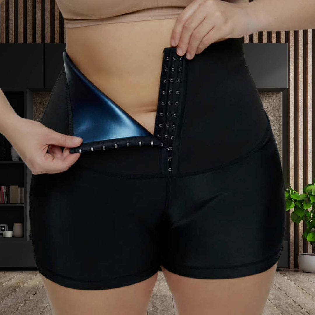 SweatFit Midje Trener – Høyt Liv Sauna Leggings med Midje Trener for Kvinner | Skanto