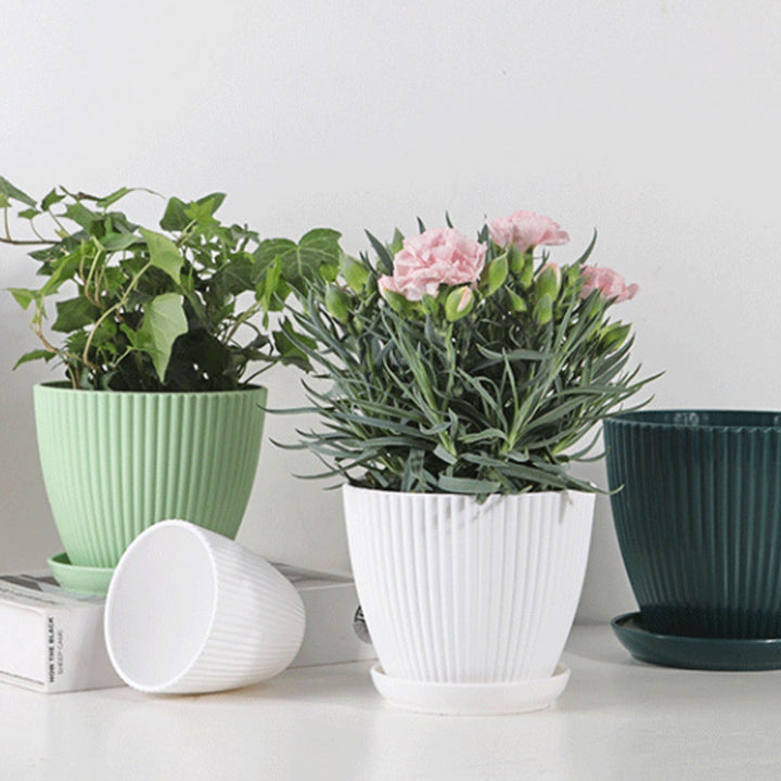 Hjem Hage Plantekrukke Med Fatning - Moderne Plastdesign | Skanto