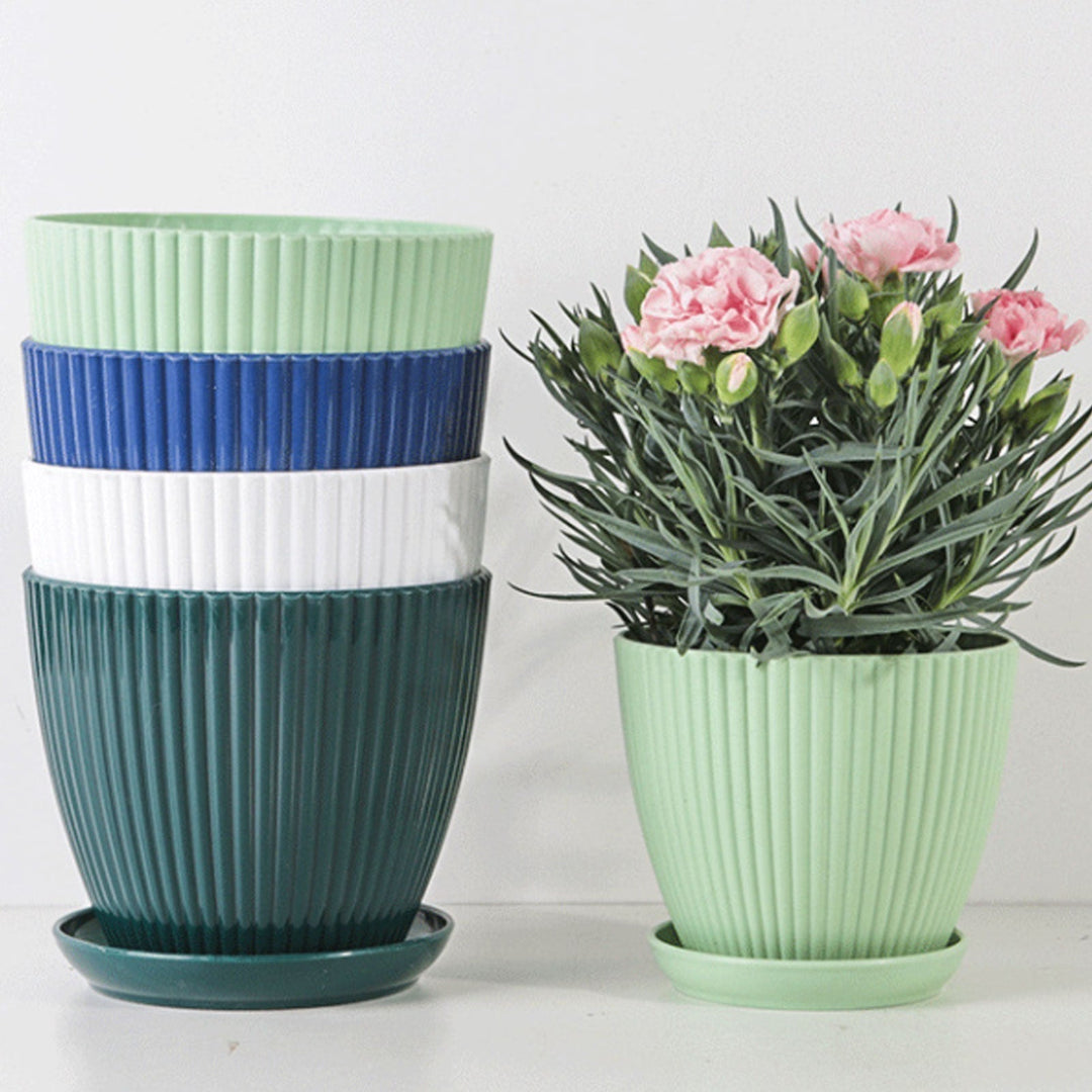 Hjem Hage Plantekrukke Med Fatning - Moderne Plastdesign | Skanto