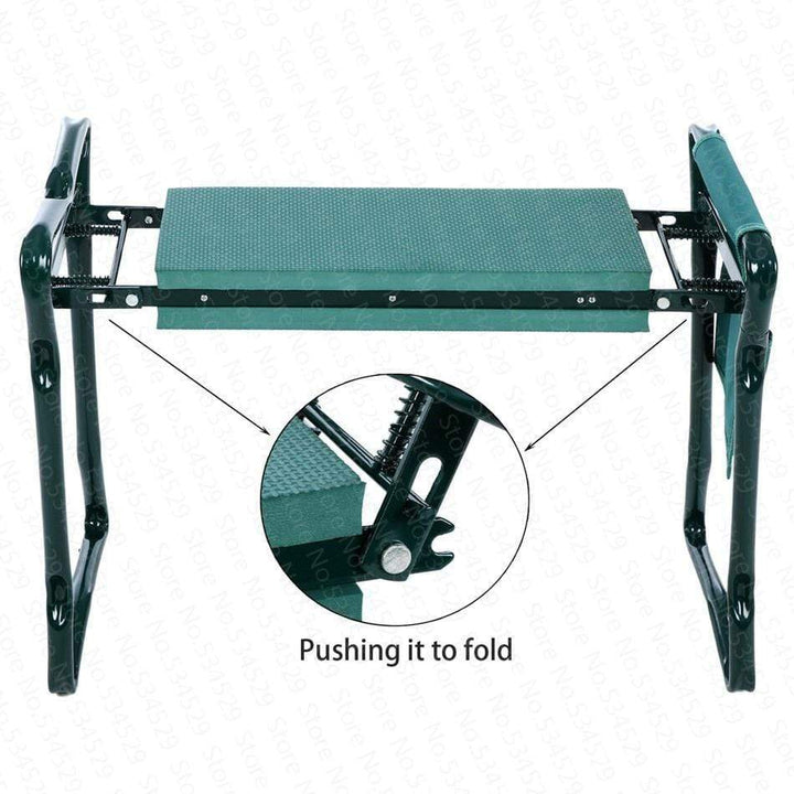 Skanto | Hagebenk - Sammenleggbar ergonomisk knelebord