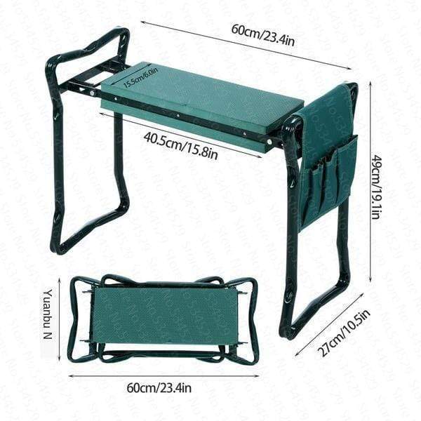 Skanto | Hagebenk - Sammenleggbar ergonomisk knelebord