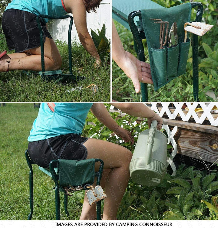 Skanto | Hagebenk - Sammenleggbar ergonomisk knelebord