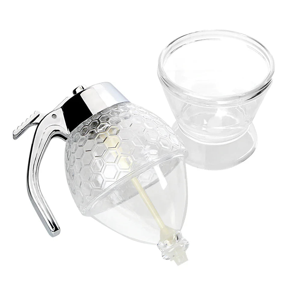 Honningkrukke Beholder Honningflaske Oppbevaring Bie Dryppdispenser | Skanto