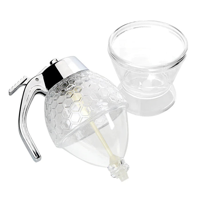 Honningkrukke Beholder Honningflaske Oppbevaring Bie Dryppdispenser | Skanto