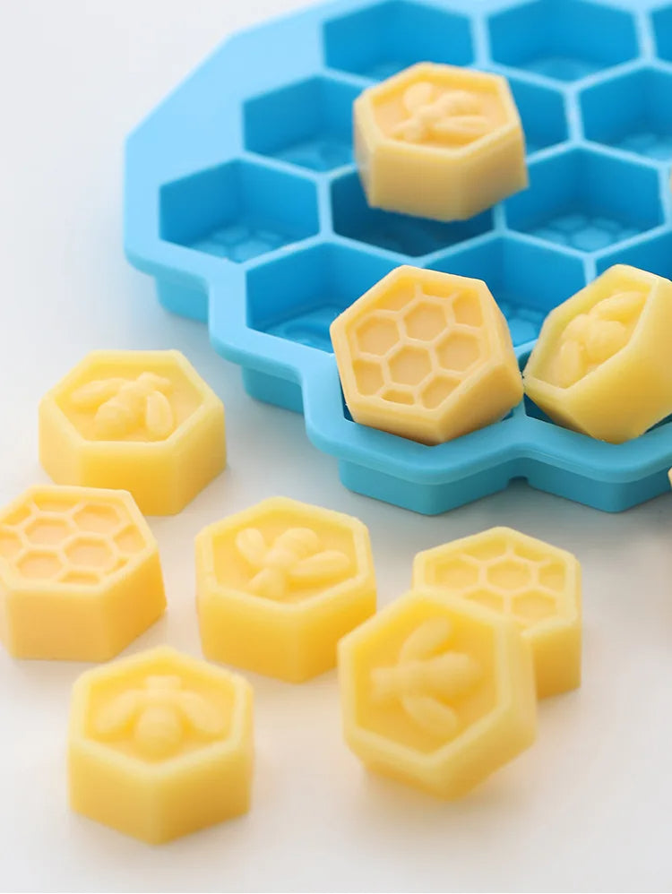 Honeycomb silikonformer kake bieform bakeutstyr fondantform | Skanto