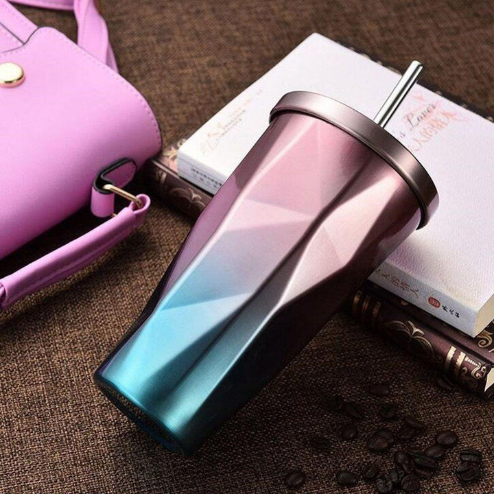 Hot & Cold Double Wall Irregular Diamond Tumbler | Skanto