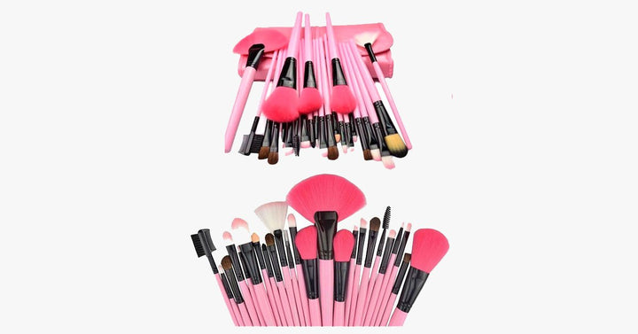 Skanto | 24-deler Pink Glory Penselsett