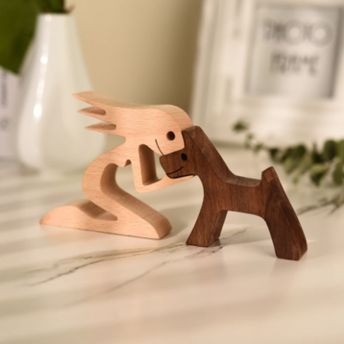 Skanto | Hugo Tre Skulptur | Unik håndlaget figurine