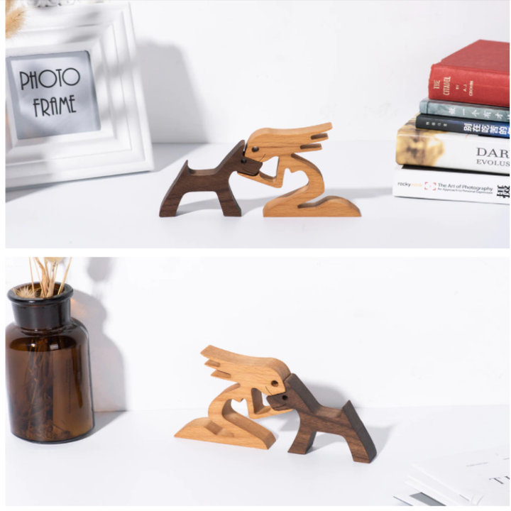 Skanto | Hugo Tre Skulptur | Unik håndlaget figurine