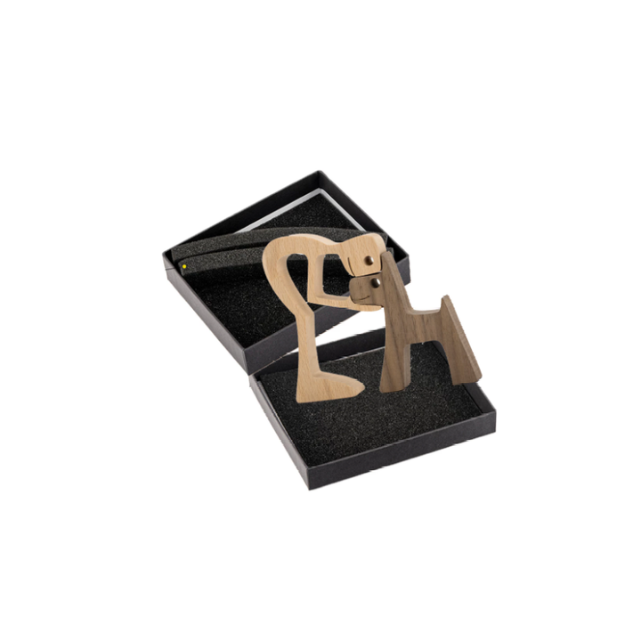 Skanto | Hugo Tre Skulptur | Unik håndlaget figurine