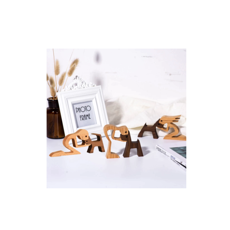 Skanto | Hugo Tre Skulptur | Unik håndlaget figurine