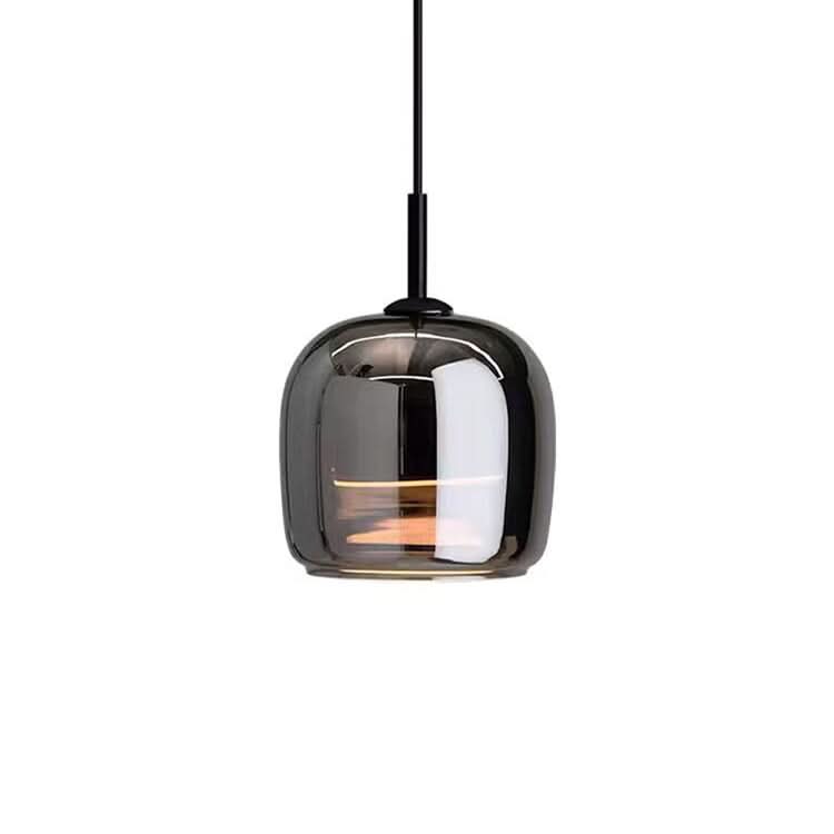 Skanto | Nordisk svart glasspendellampe med LED