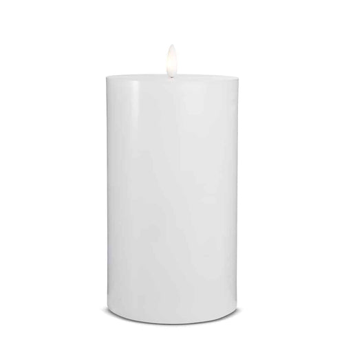 LED Lys (1 stk) med realistisk 3D-flamme 10 x 20 cm | Skanto