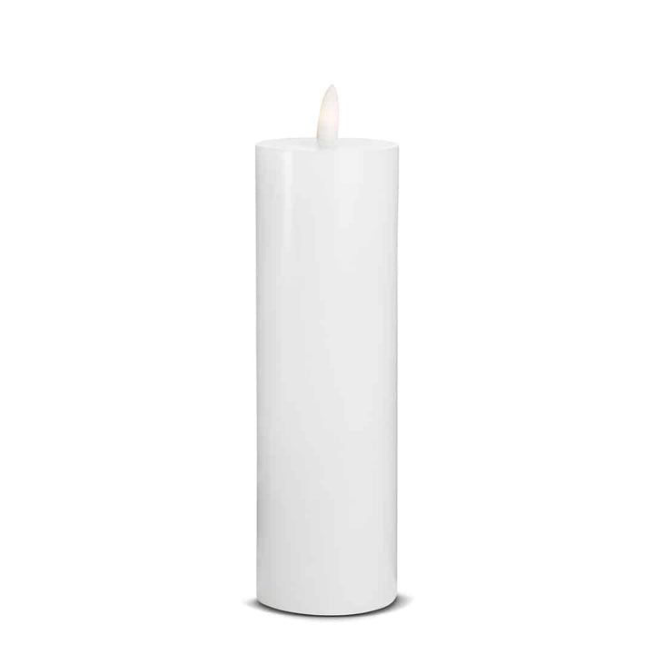 LED Lys (1 stk) med realistisk 3D-flamme 5 x 20 cm | Skanto