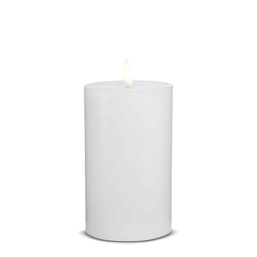 LED Stearinlys (1 stk) med realistisk 3D flamme 5 x 15 cm | Skanto