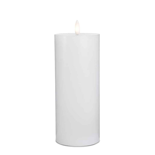 LED-lysestake (1 stk) med realistisk 3D-flamme 7,5 x 20 cm | Skanto