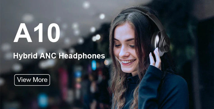 Oneodio Pro 10 Øretelefoner - ANC TWS Støydempende HiFi Stereo Dynamisk DJ Studio Overvåkingshodesett