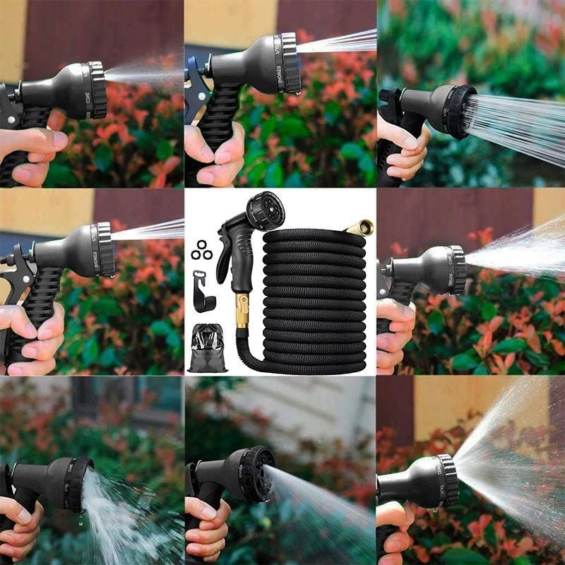 Skanto | HydraBloom Premium Hageslange | Holdbar utvidbar vanngartner for planter, plener og utendørs vask