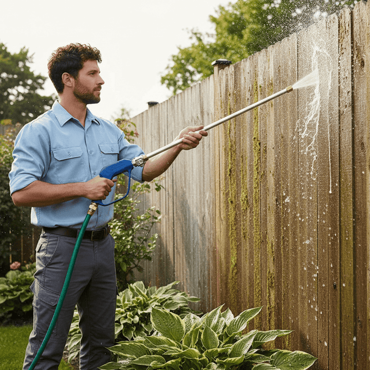 Skanto | HYDROFORCE POWER WASHER – Høytrykk Rengjøringsstang for Hjem & Utendørs Bruk
