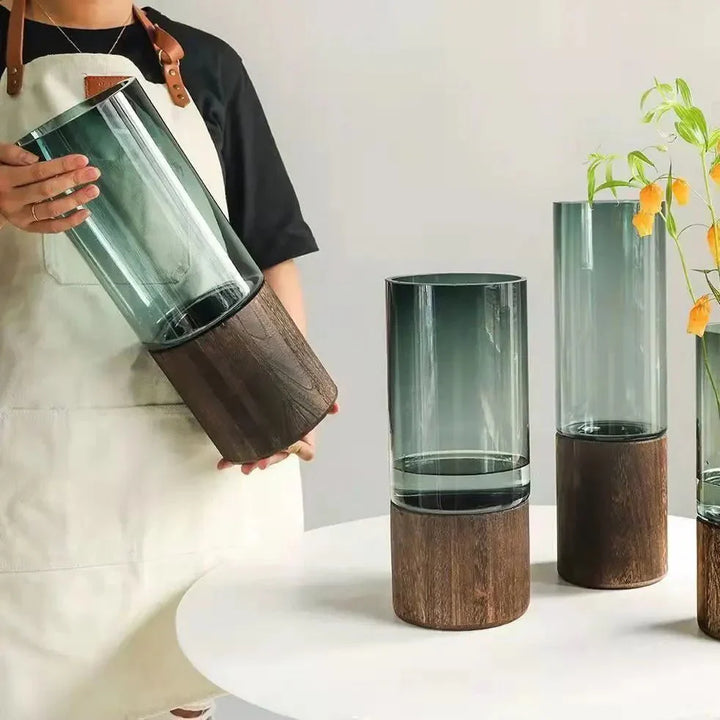 Hydroponisk Tre & Glass Vase for Stilfull Hjemmedekor | Skanto